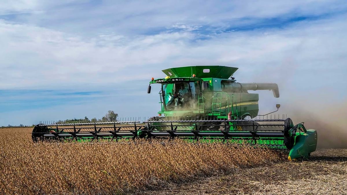 John Deere Plataforma draper flexible de 40 pies